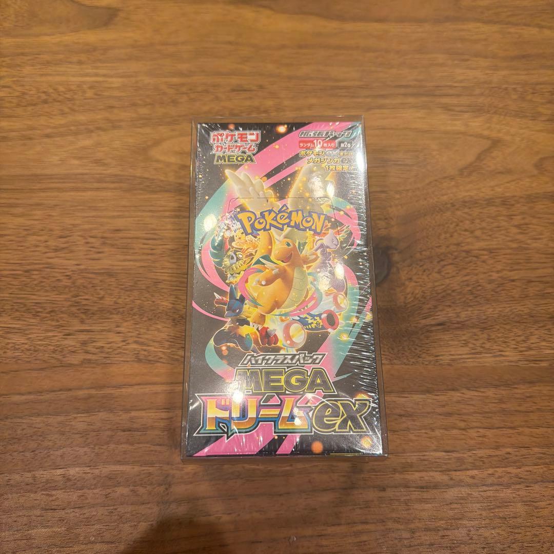 ポケモンカードゲーム MEGAドリームex BOX新品未開封シュリンク付き