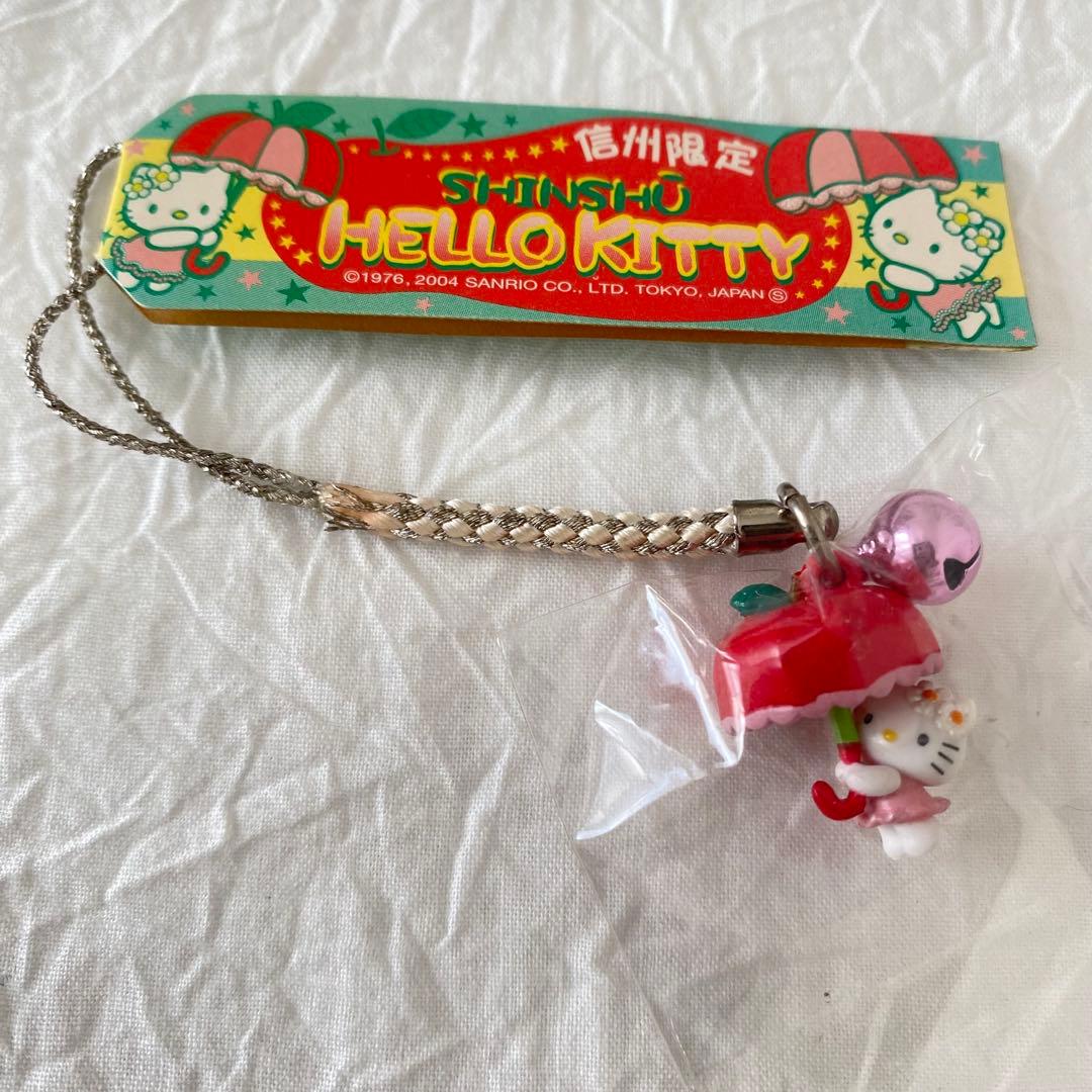 ご当地キティ 根付け 信州限定 パラソル りんごハローキティ - メルカリ