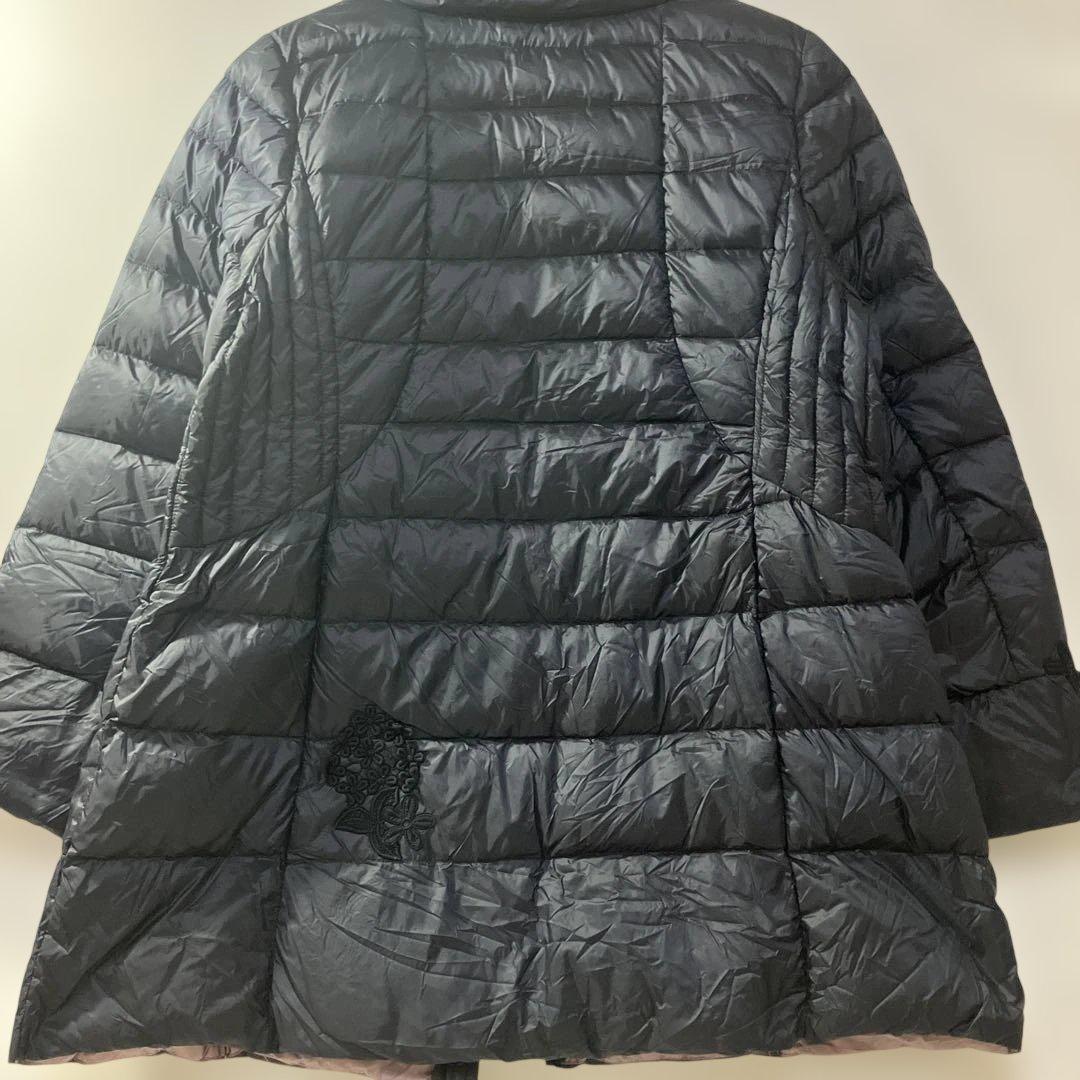 美品＊amitie アミティエ ／ダウンジャケット アウター 濃ネイビー