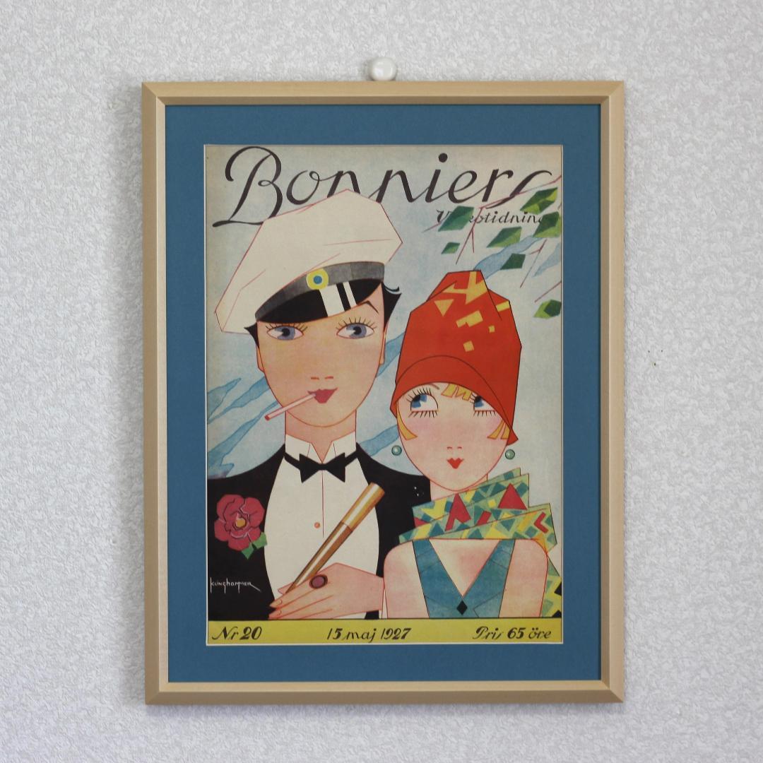 アンティークポスター 100年前 北欧スウェーデン アートイラスト ヴィンテージ 北欧ヴィンテージポスターデザインのポストカードセット「ビンテージ