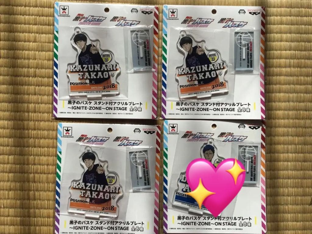 黒子のバスケ スタンド付きアクリルプレート アクリルスタンドプレート「黒子のバスケ」14/洛山 テツヤ2号と