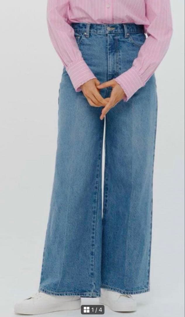 美品♡Yori Jane ワイドデニム　36