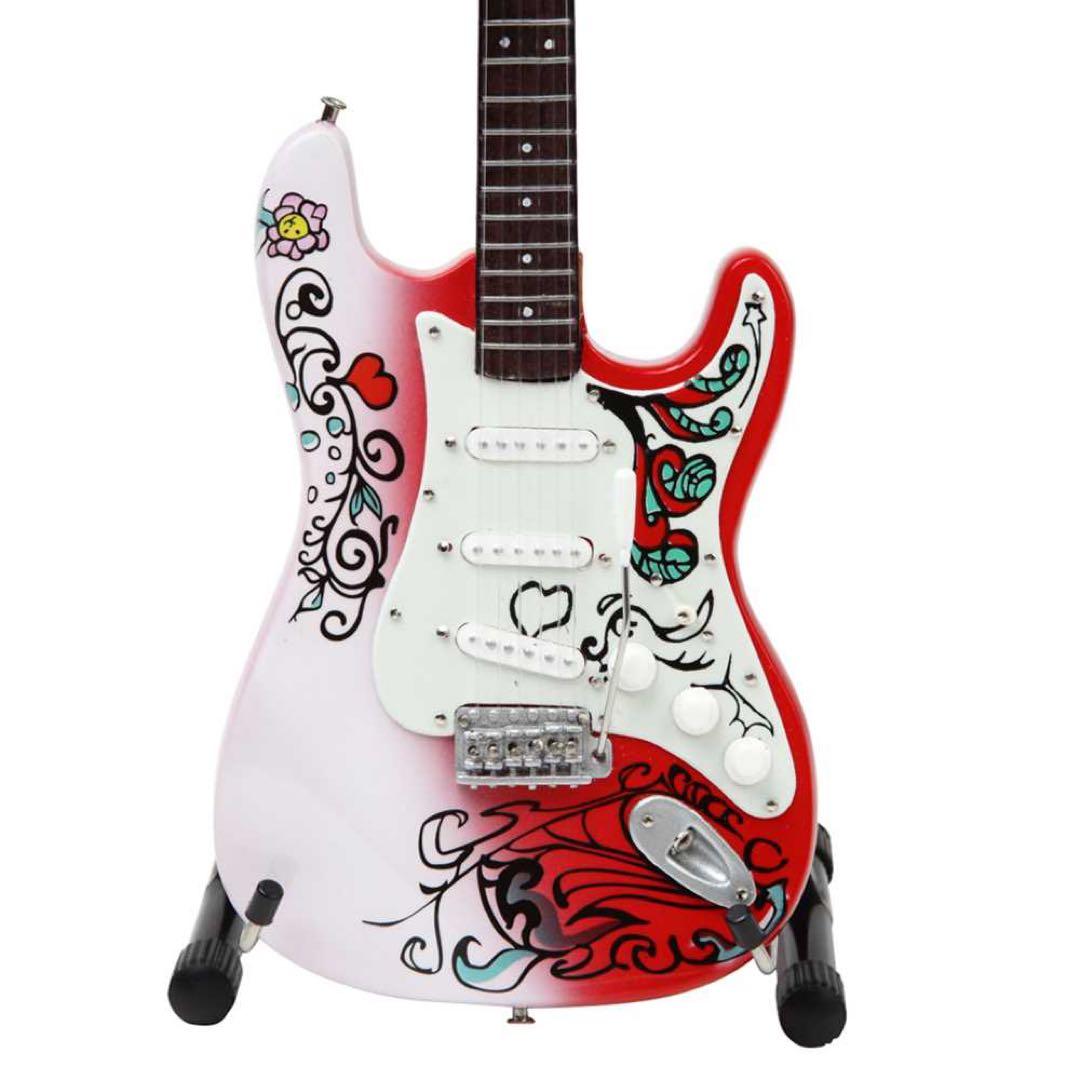JIMI HENDRIX Fender Strat Monterey ミニチュア Jimi Hendrix Fender Stratocaster Mini Guitars (Set of 3) - | relix