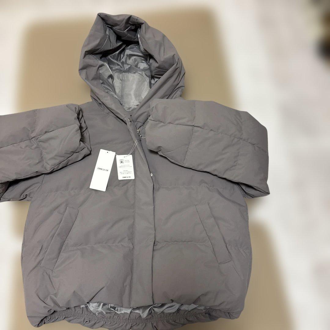 コムサイズム　フーデッド ショートダウン