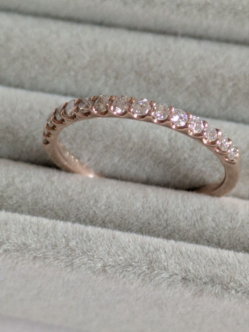 ハーフエタニティ　リング　ダイヤモンド　#13