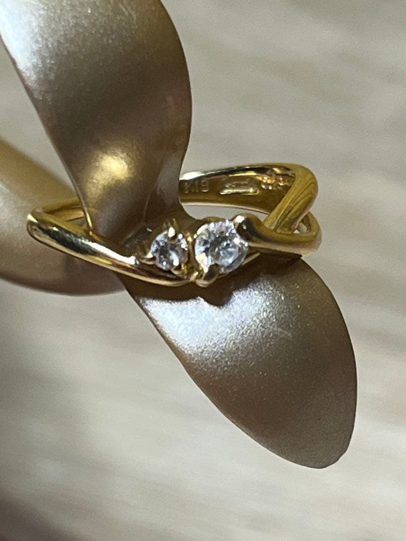 スカラベ　K18 リング　約5号 13.5号 エジプト スカラベ リング・指輪 K18ゴールド 18金 4.0g ユニ