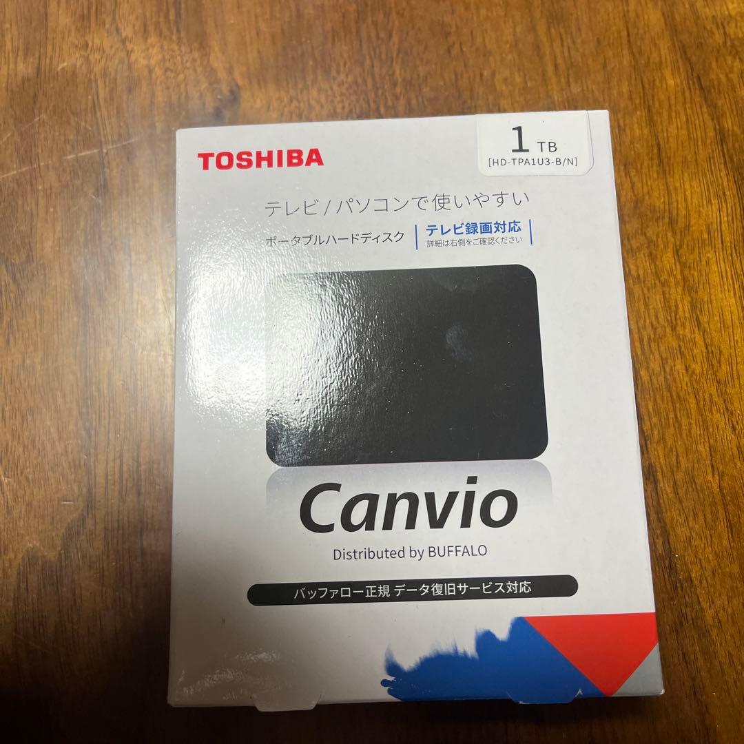 TOSHIBA Canvio 1TB 外付けハードディスク