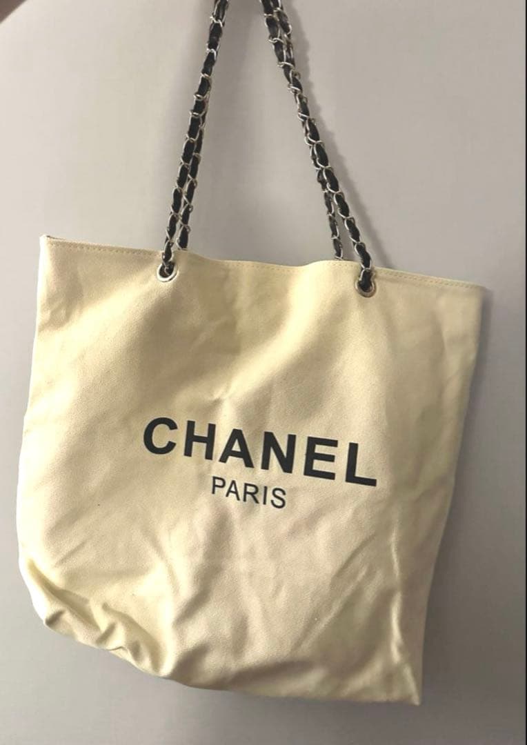 CHANEL 非売品 キャンバストートバッグ　シャネルノベルティ