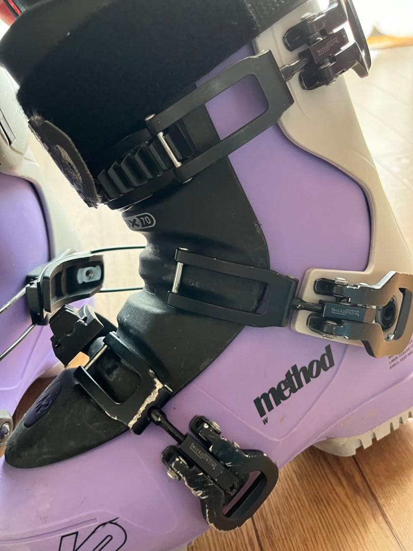 method 紫色 女性用スキーブーツ