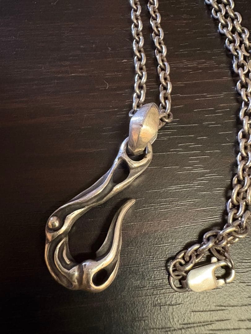 ペンダントトップ60センチチェーンセットSilver925 クロム カムホート系