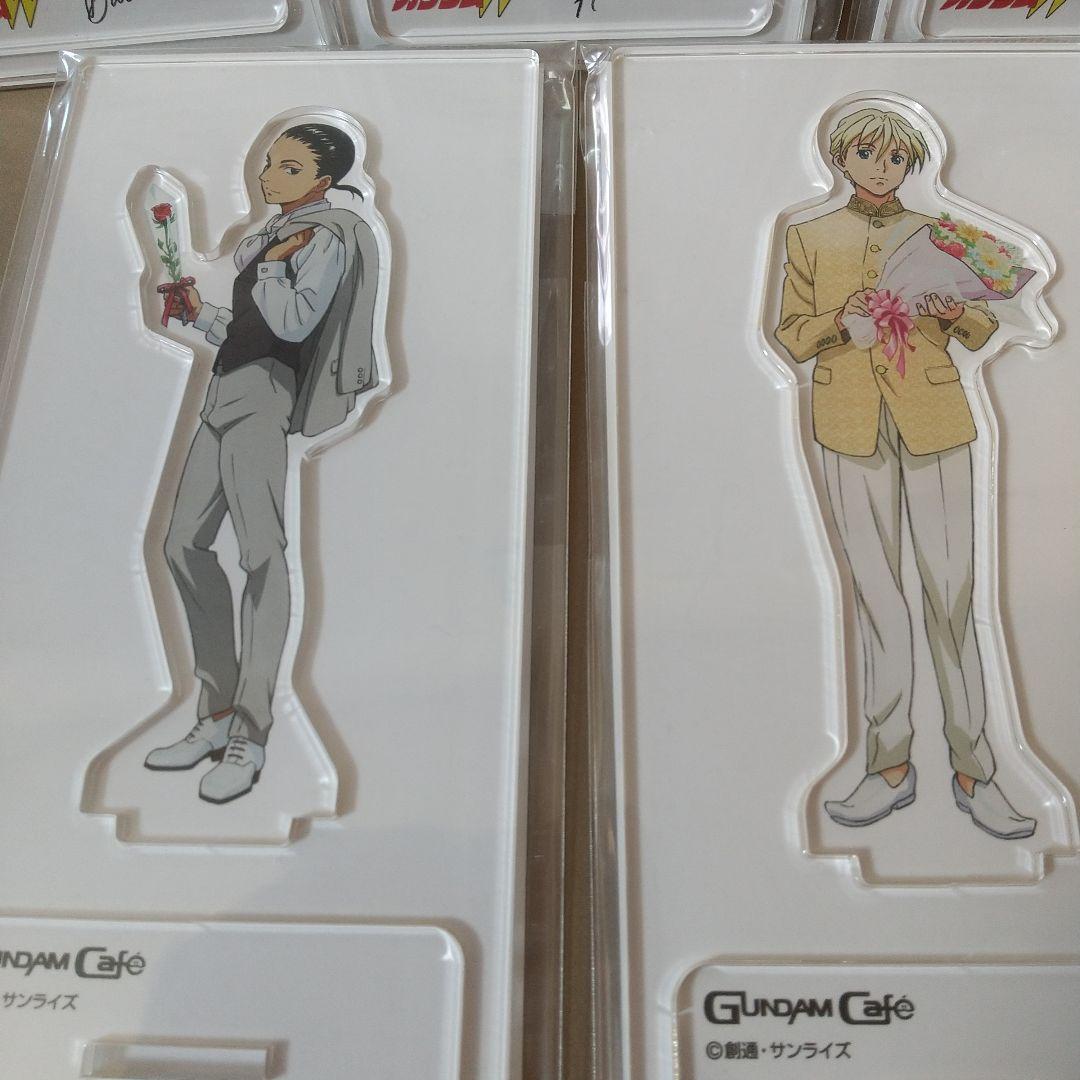 ガンダムW ガンダムカフェヒイロ デュオ トロワ カトル 五飛 アクスタ