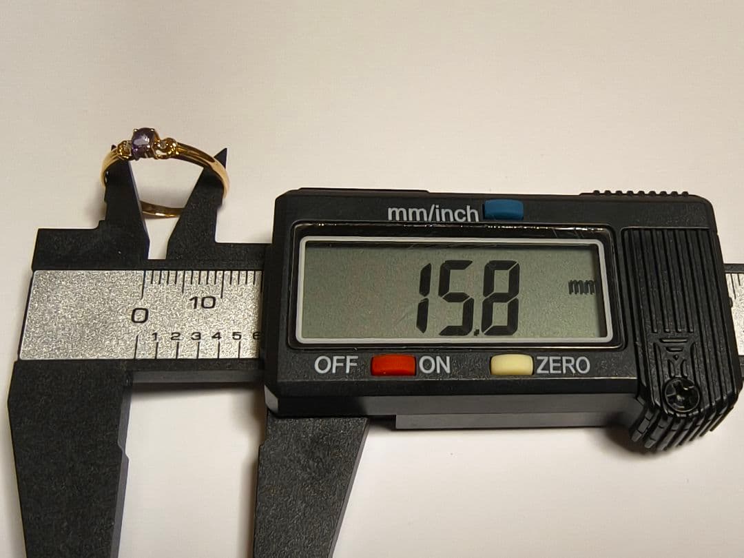 K18 アメシスト リング 約9号 1.03g