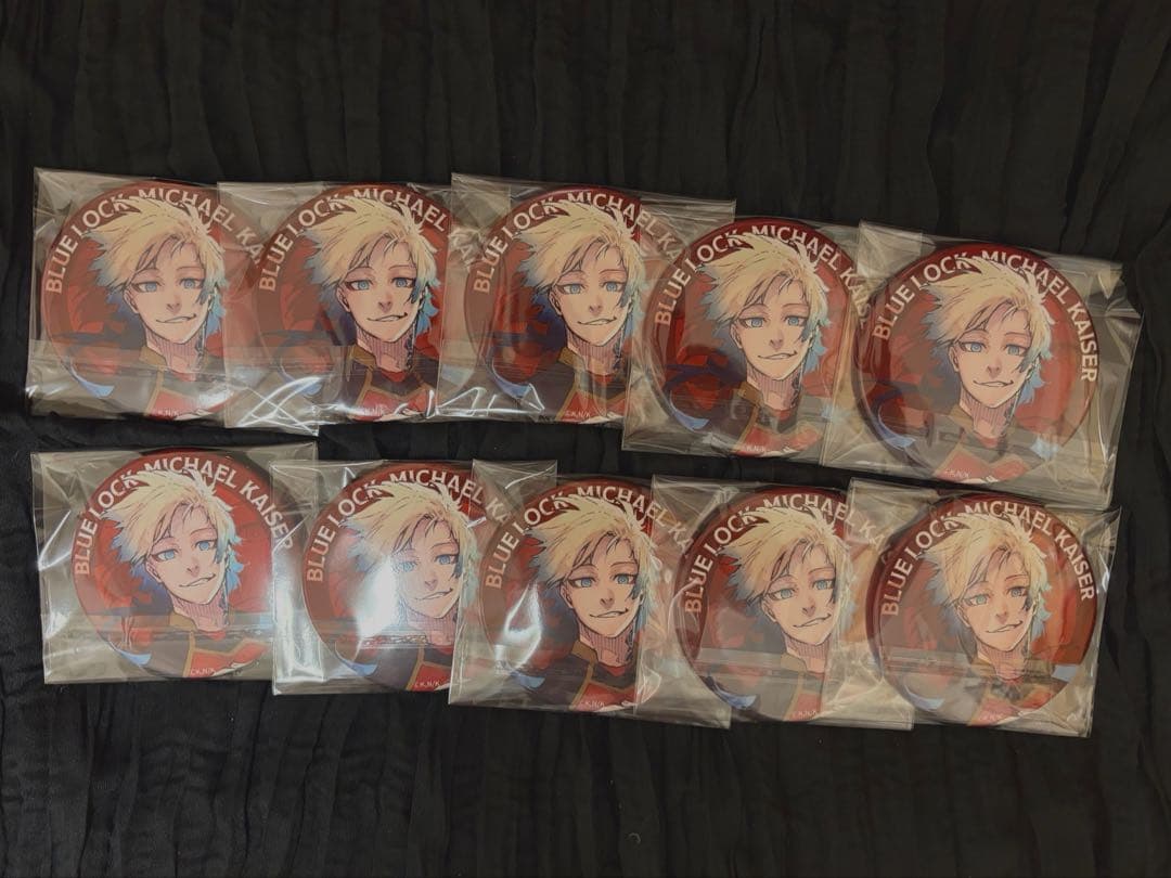 本日のみのお値段　ブルーロック 伊勢丹 ミヒャエル・カイザー 缶バッジ