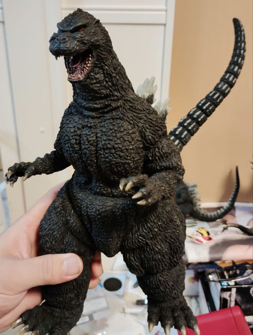 酒井ゆうじ造形コレクション　ゴジラ1991新宿バージョン　ソフビキット完成品
