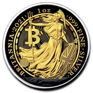 セントヘレナ スリーグレイセス クラウン復刻試鋳銀貨プルーフ 2021