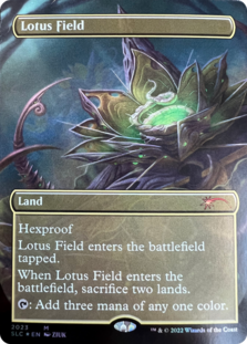 Lotus Field (0158) (Borderless) (Galaxy Foil) • Edge of Eternities