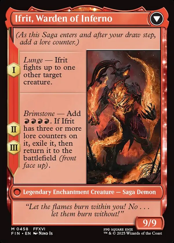 Clive, Ifrit's Dominant (Extended Art) • Universes Beyond: Final