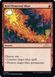 Red Elemental Blast • 30th Anniversary Edition (30A) #165