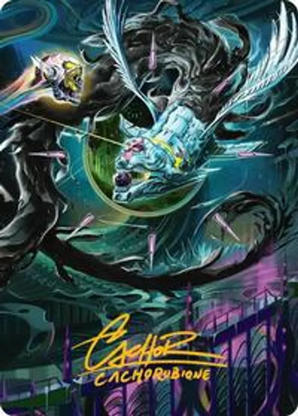 Quantum Riddler Art Card (Gold-Stamped Signature) • Art Series