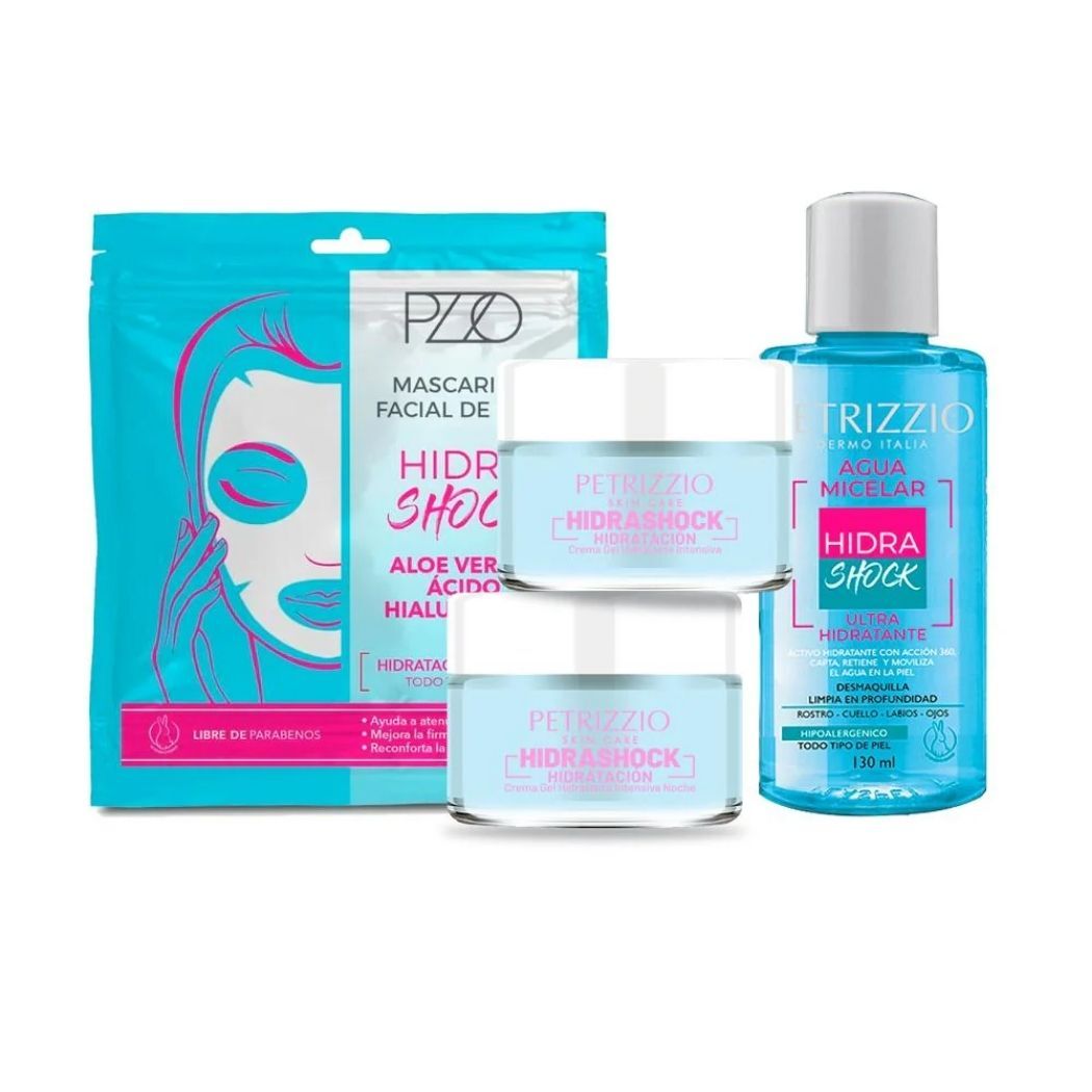 Set Cuatripack HidraShock Plus Petrizzio Dermo | Salcobrand
