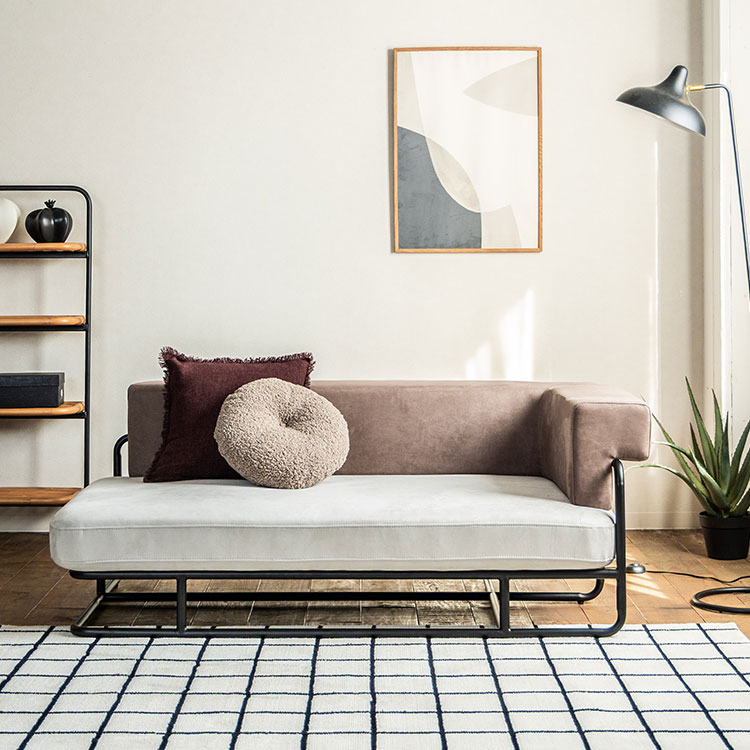 ターズ ソファ 2人掛け左肘 SUDカリブ/SUDライトグレー | 家具