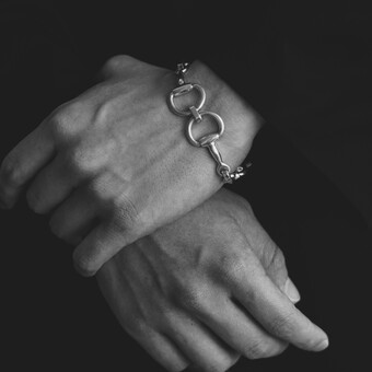 13MM CURB CHAIN T BAR BR | LAVER(ラバー) / アクセサリー