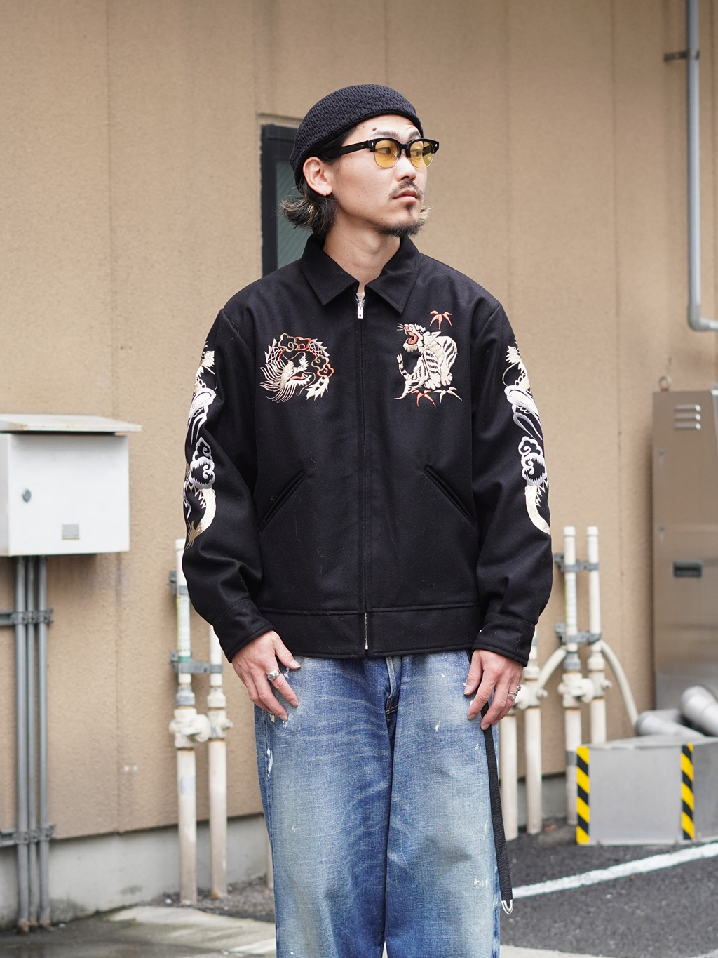 GOLD(ゴールド/東洋エンタープライズ) | 襟付きウールスカジャンのご