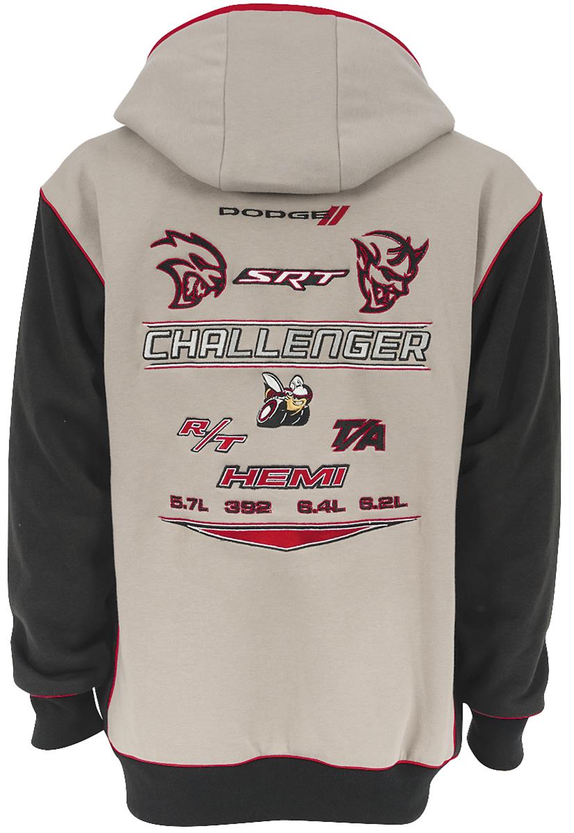 Summit Gifts 482973 Dodge Challenger Embroidered Emblems Hooded