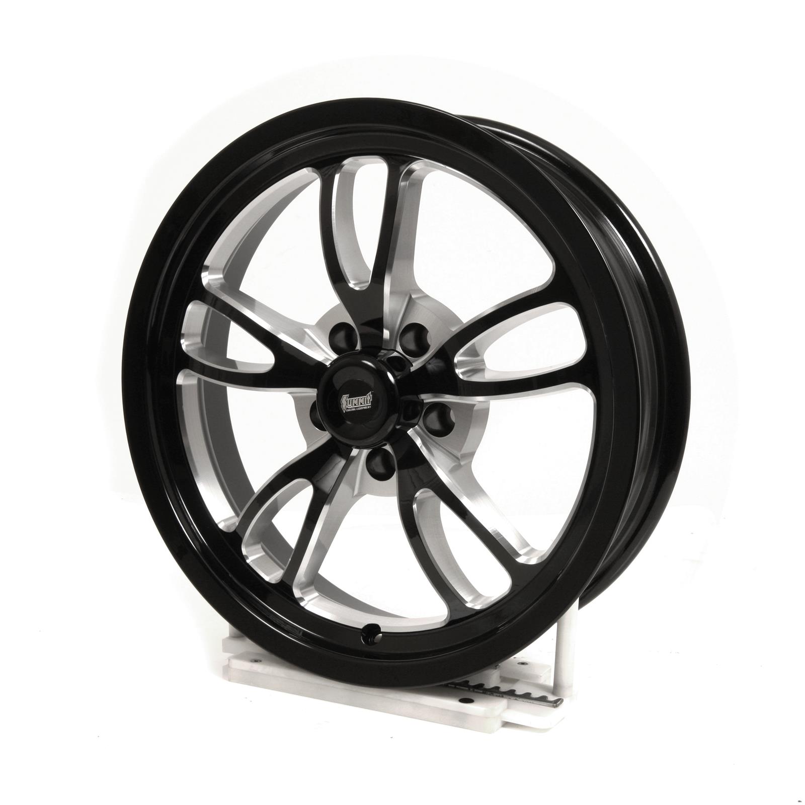Summit Racing SUM-149B-7461N24 Summit Racing™ Venom Black Milled