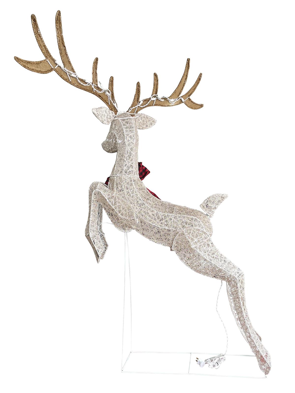 Summit Racing SUM-20563 Tinsel Flying Deer Outdoor Light Display