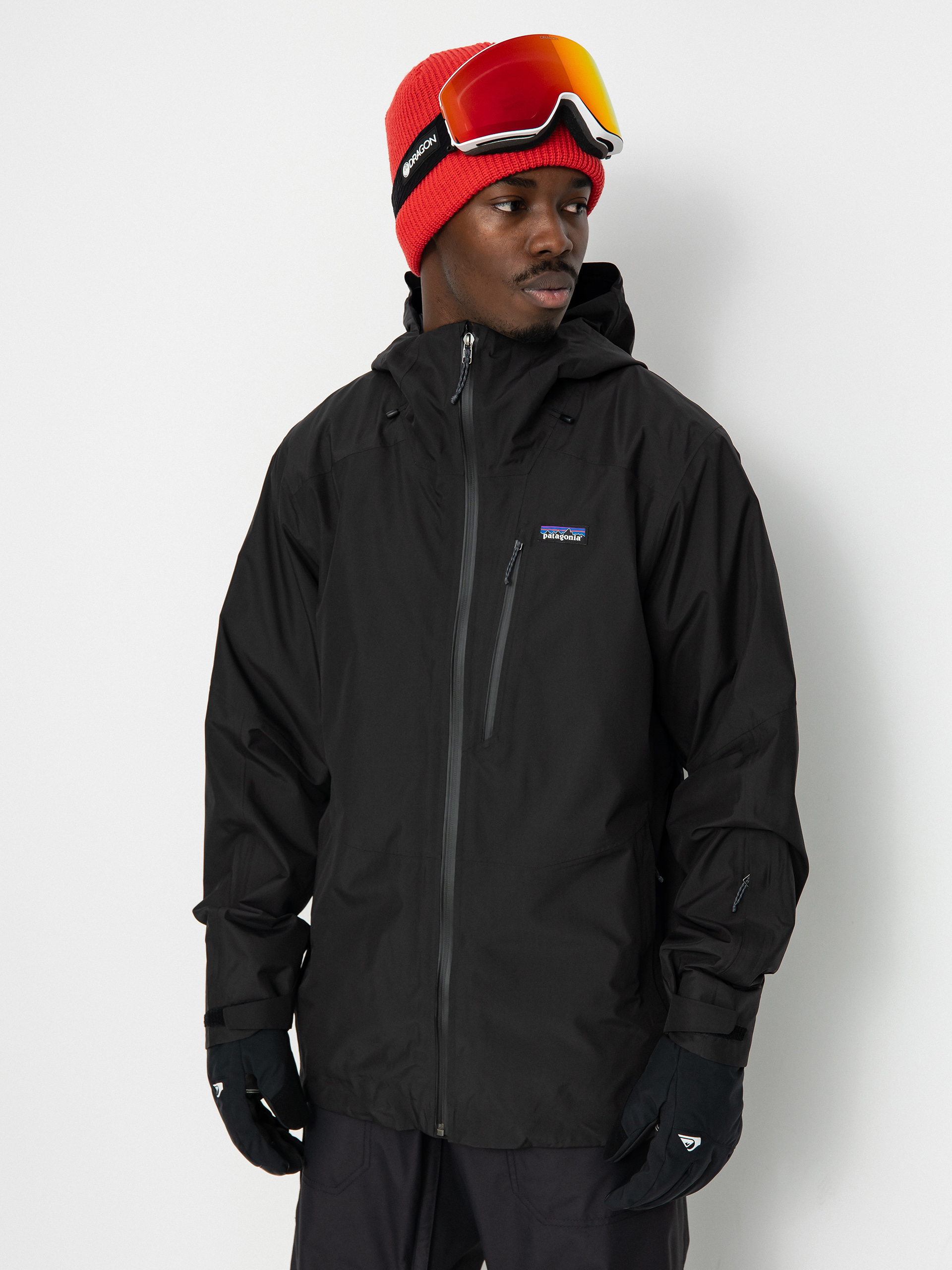 Patagonia Powder Town Snowboard jacket - black (black)