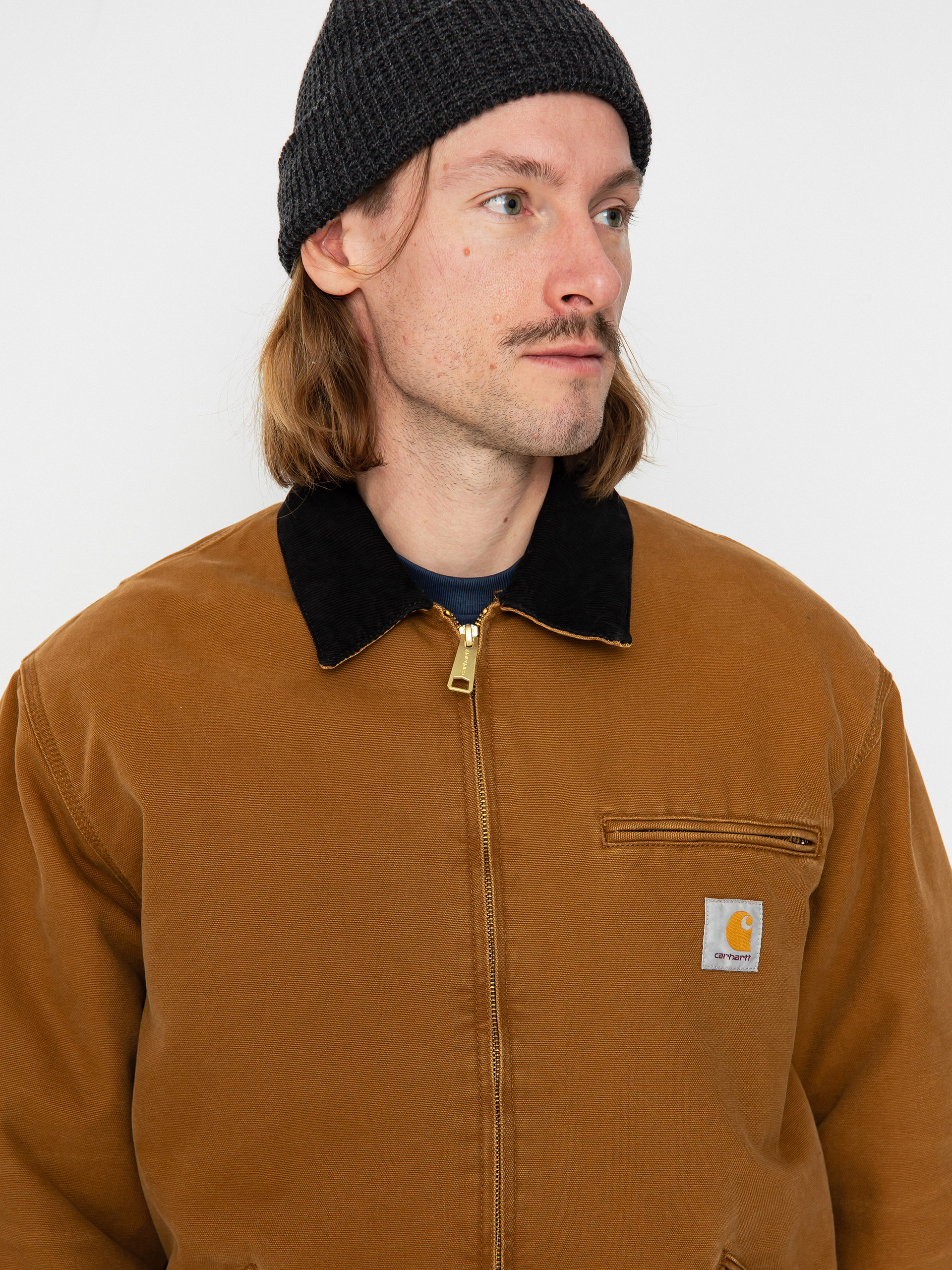 Carhartt WIP OG Detroit Jacket - brown (deep h brown/black)