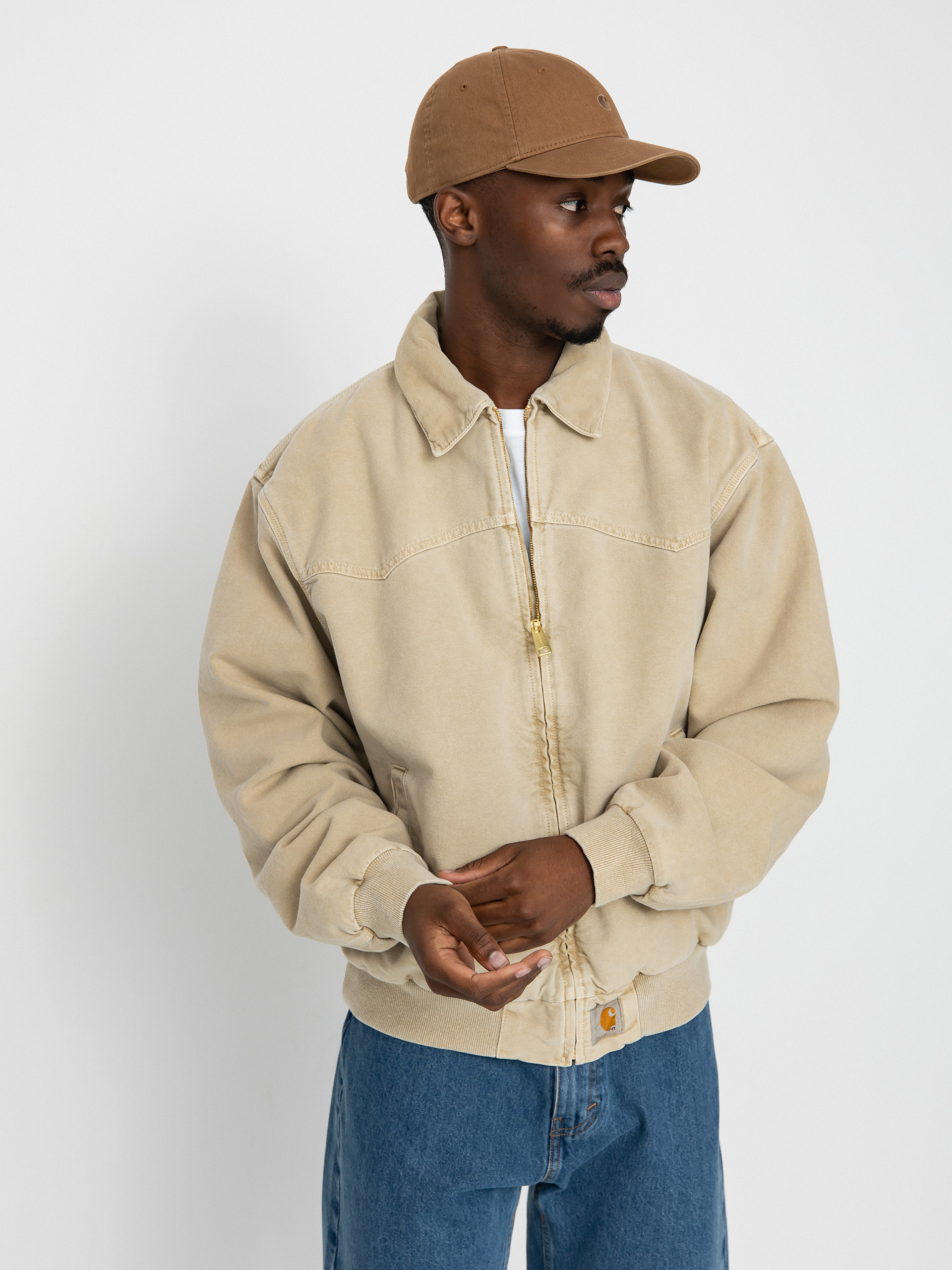 Carhartt WIP Santa Fe Jacket - beige (dusty h brown/dusty h brown)