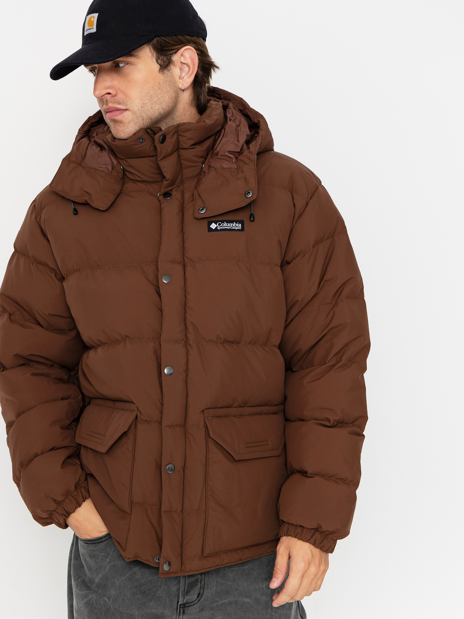 Columbia Jacket Wallowa Down Hooded - brown (tobacco)