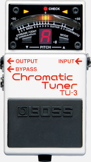 BOSS - TU-3 | CHROMATIC TUNER