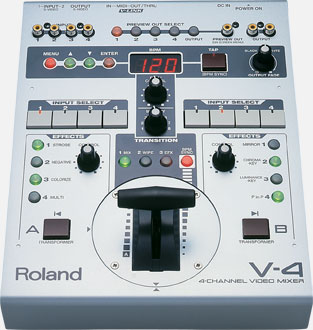Roland Pro A/V - V-4 | 4 Channel Video Mixer with Effects