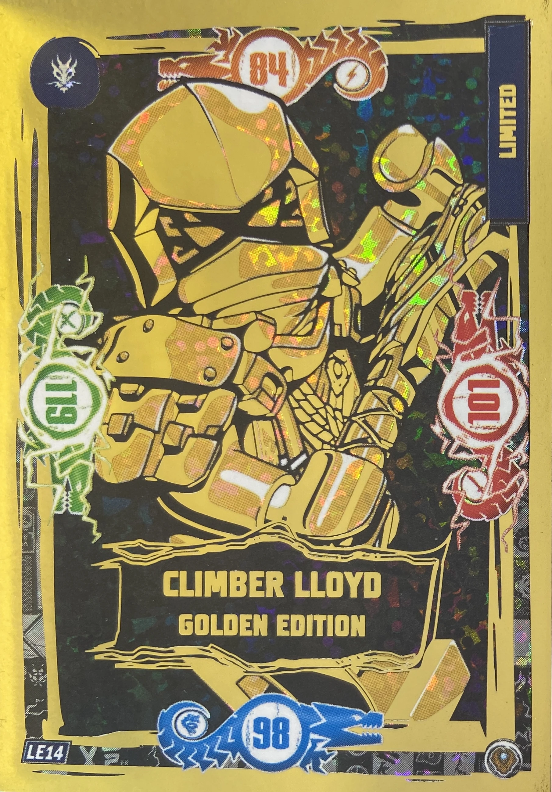 Card LE14 - Climber Lloyd Golden Edition (TCG S9NL) | Ninjago Wiki