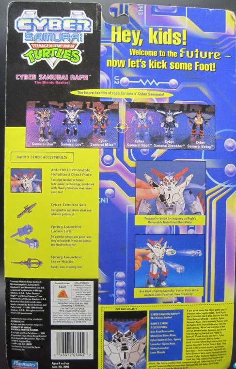 Cyber Samurai Raph (1994 action figure) | TMNTPedia | Fandom