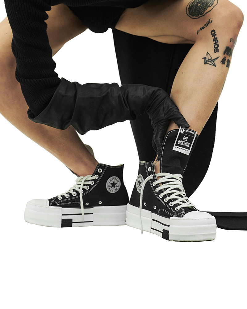 CONVERSE X DRKSHDW by RICK OWENS - DBL DRKSTAR Chuck 70 sneakers