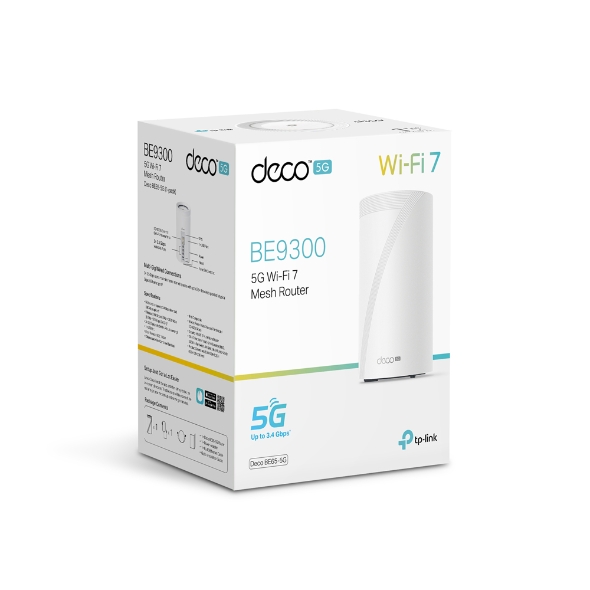 Deco BE65-5G | 5G BE9300 Tri-Band Whole Home Mesh Wi-Fi 7 System