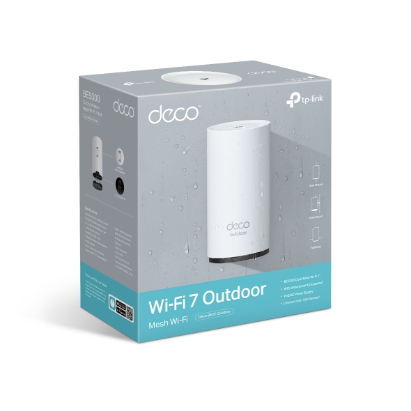 Deco BE25-Outdoor | BE3600 Dış Mekan / İç Mekan Mesh WiFi 7 Router