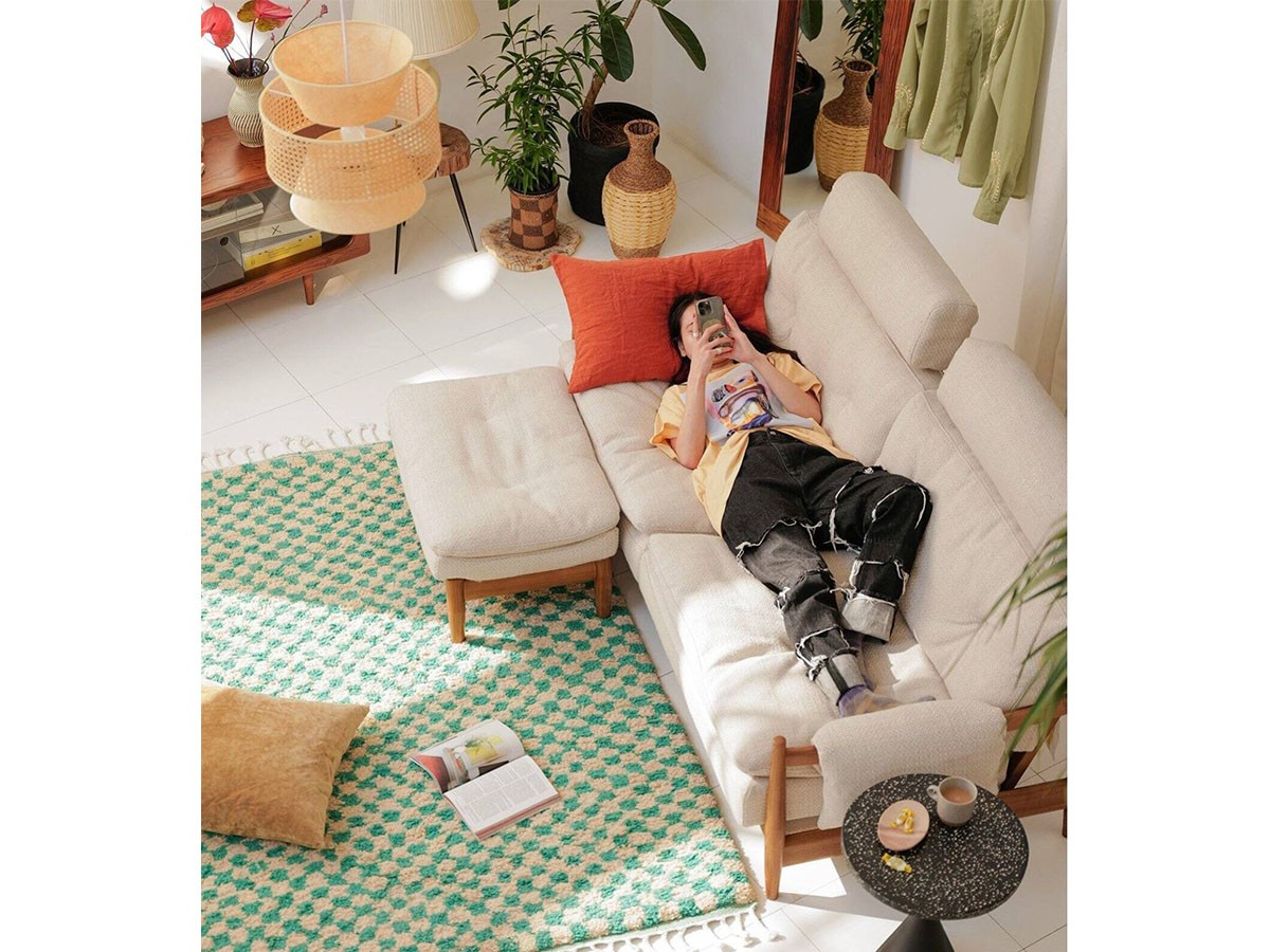 JOURNAL STANDARD FURNITURE MADEIRA OTTOMAN Fabric / ジャーナル