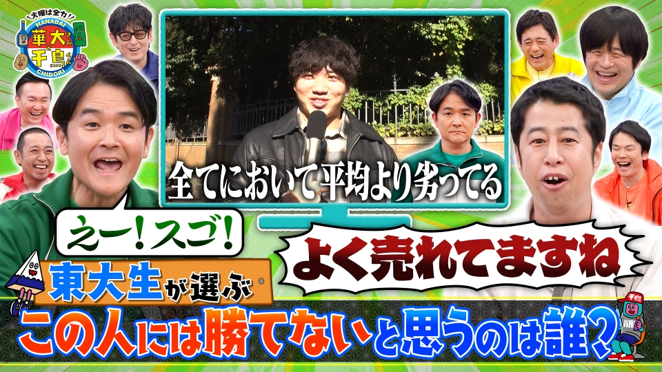 火曜は全力！華大さんと千鳥くん 1月20日(火)放送分 【6連単】東大生に