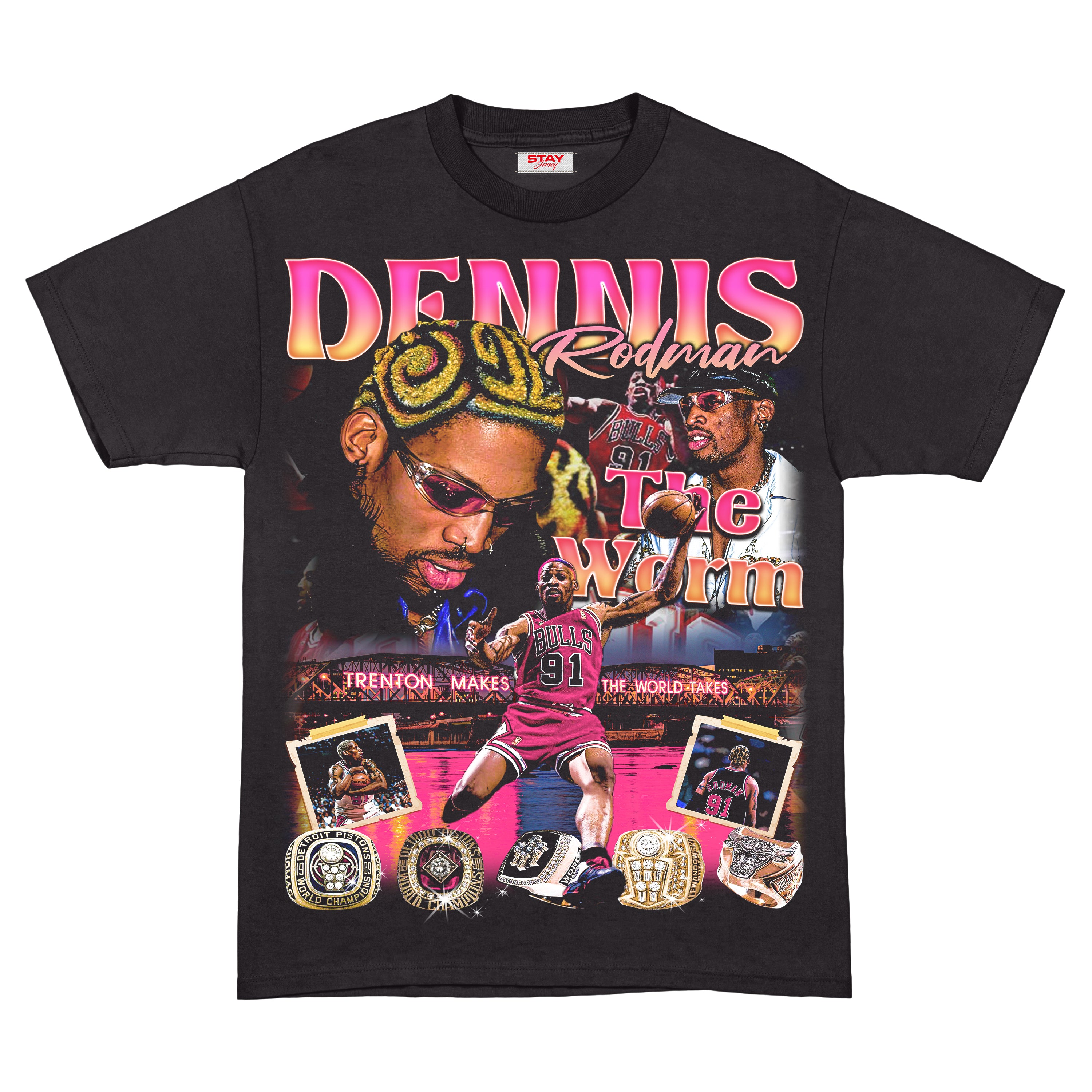 Dennis Rodman x Trenton Graphic Tee – Stay Jersey