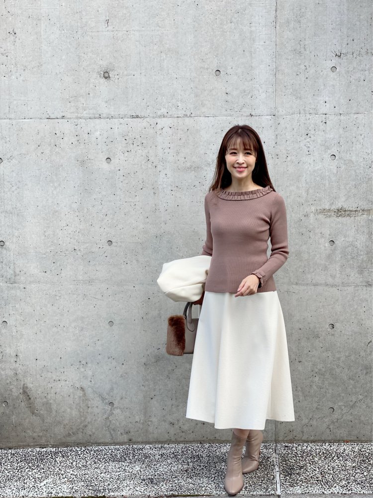 SALE】＜フリルリブニットプルオーバー＞コーディネート特集♩ | m-i-d