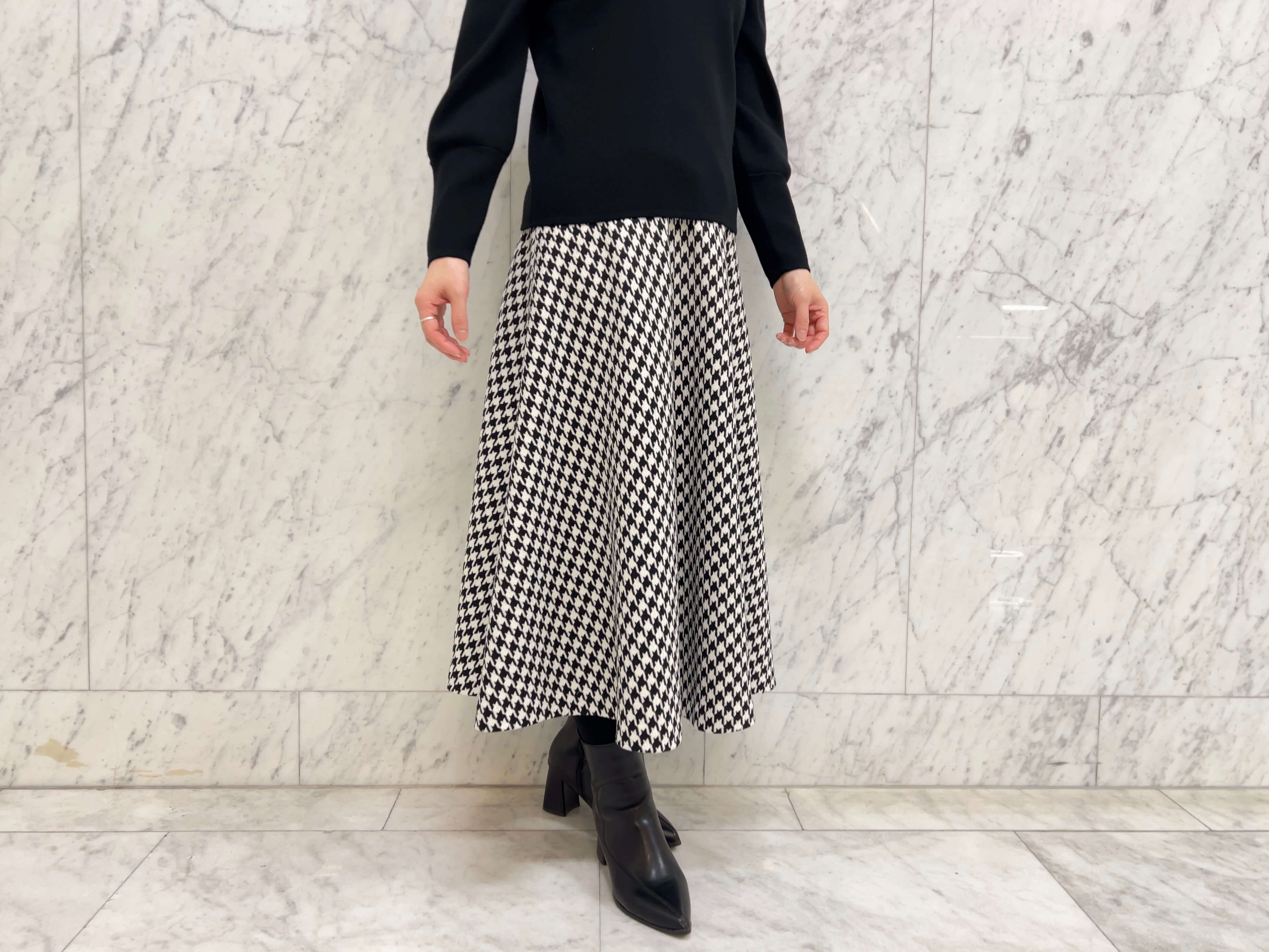 FEW ITEMS / ＜千鳥格子フレアスカート＞が残りわずか・・！ | m-i-d