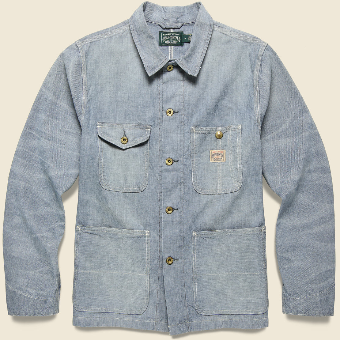 Polo Country Denim Chore Jacket - Light Wash