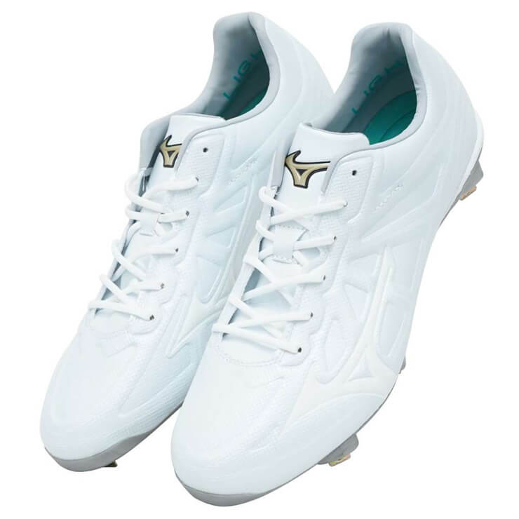 ミズノ 野球 白スパイク ライトレボエリート ワイド CK グローバル