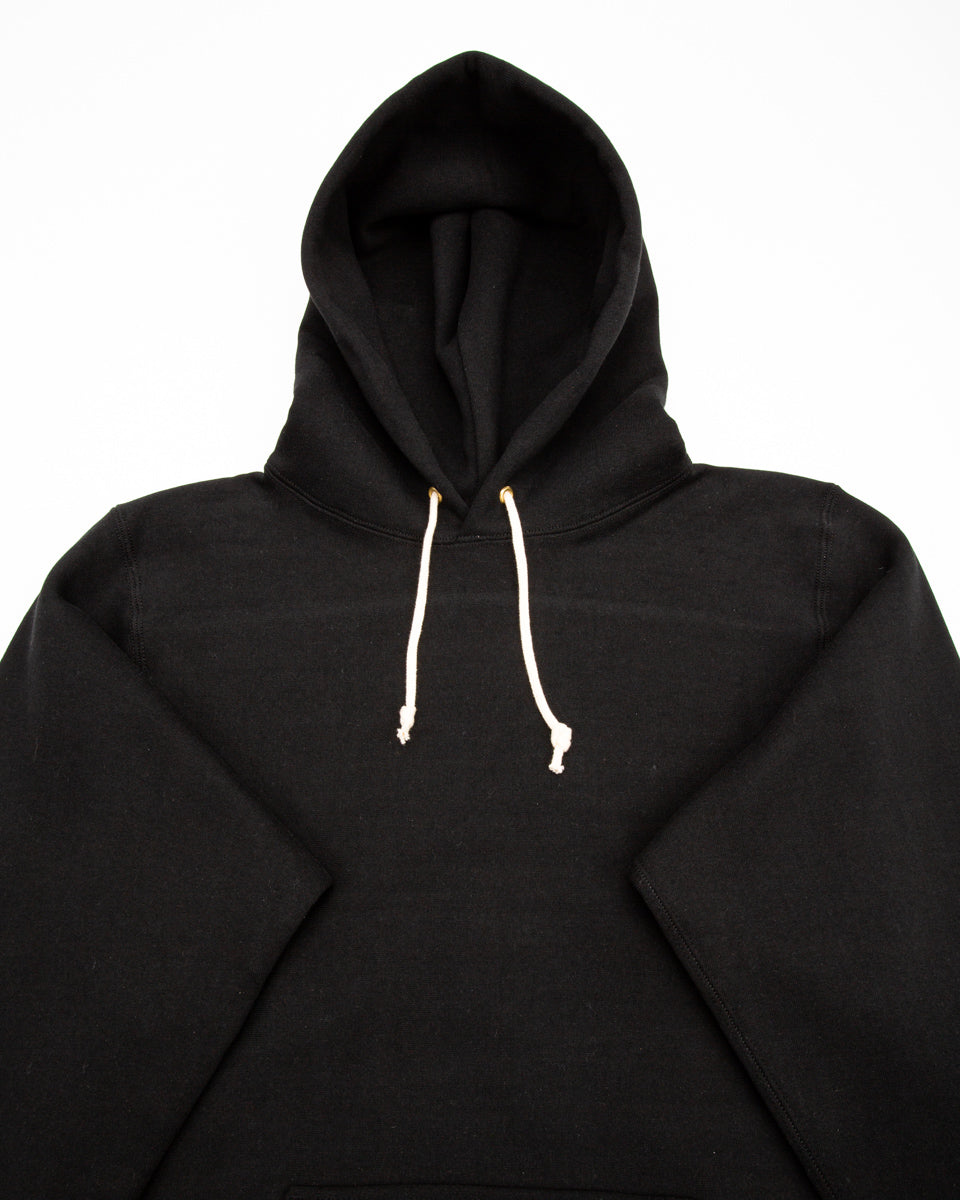 Warehouse Lot 484 Reverse Weave Loopwheel Pullover Hoodie - Black