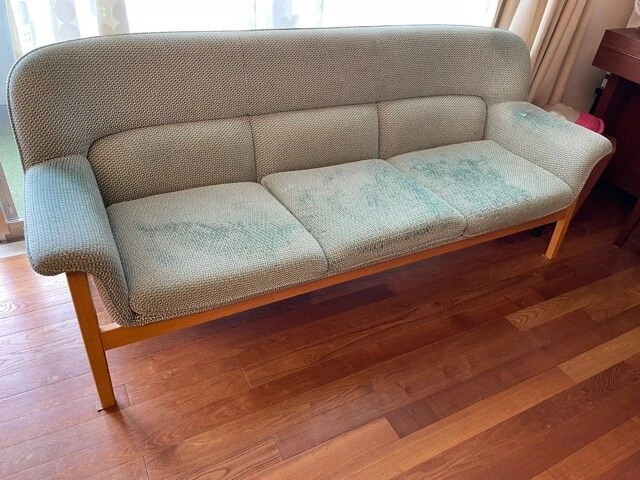 天童木工チェントロ3シーターソファ張替えました。 | ブログ | 東京都